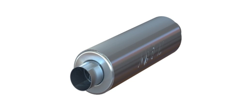 MBRP Universal 3in ID Inlet/Outlet 26in Single Chambered Muffler Aluminum