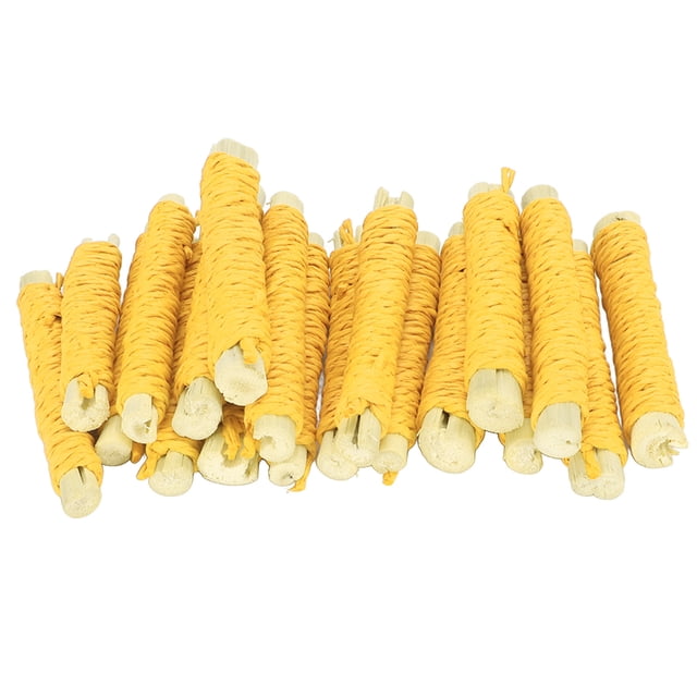 20 Piezas Palos Molares De Conejo, Palos De Bambú Dulces Para Mascotas, Palitos Molares Tejidos Para Aliviar El Aburrimiento, Para Conejo Y Hámster