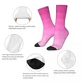 thumbnail image 6 of Ombre Print Socks Autumn Gradient Purple Stockings Gothic Couple Quality Socks Custom Ska, 6 of 7