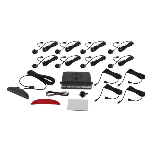 Unique Bargains Reverse Backup Radar System Reverse Parking Sensor Rear 8Parking Sensors