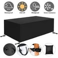 thumbnail image 3 of Heavy Duty Patio Furniture Set Cover Upgraded Windproof Outdoor Table and Chair Set Covers, 3 of 6