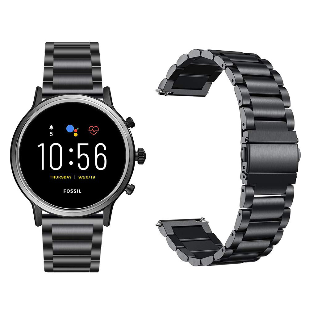 22mm Metal Stainless Steel Strap Watch 