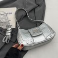 thumbnail image 3 of Bolso hombro para mujer a la moda gran capacidad Y2K con forma corazón axilas un Color sólido PU ​​bolso Simple, 3 of 9