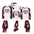 thumbnail image 1 of Birdeem Christmas Men Plaid Printed Blouse Tops+Pants Family Matching Pajamas Set, 1 of 1
