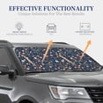thumbnail image 3 of Multi-Size 2pce Car Front Glass Visor Collapsible Sunscreen No Odor Comfortable For Most Cars Suv Trucks Flowers (14), 3 of 7
