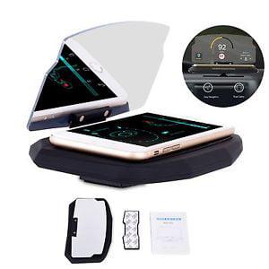 6.5 inch HUD Screen Head heads up display Up Display Car GPS Navigation Mobile Phone (Best Cell Phone Navigation App)