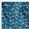 thumbnail image 4 of Soimoi Blue Cotton Voile Fabric Cactus With Conical Pot Tree Print Fabric by Yard 56 Inch Wide, 4 of 5