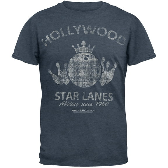 Big Lebowski - Hollywood Star Lanes Soft T-Shirt - Small