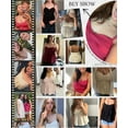 thumbnail image 6 of Womens Summer Spaghetti Strap Sexy Lace Trim Peplum Tank Top Backless Going Out Crop Tops for Women, 6 of 6