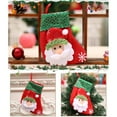 thumbnail image 4 of Kearding Calcetín de Navidad Árbol de Navidad Ventana Cama Gabinete Regalos Bolsa Snack Presente Almacenamiento Calcetín Decoración de Kits de decoración para fiestas, 4 of 6
