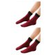 thumbnail image 4 of Minnieouse 1 par de calcetines térmicos para mujer, medias de terciopelo para clima frío, calentador de pies informal, , cómodo, grueso, rojo Vino rojo 2Conjunto, 4 of 6