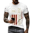 thumbnail image 4 of Trgacdwlo S-5XL Waffle Men's 4th of July Shirt Independence Day America 250 Tshirt 1776-2026 Flag Print Celebration Mens Shirts Big and Tall, 4 of 4
