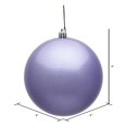 thumbnail image 2 of Adorno colgante Vickerman, bola de caramelo, color lavanda, 10 cm, paquete de 6, 2 of 4