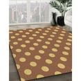 thumbnail image 2 of Ahgly Company Indoor Rectangle Patterned Mahogany Brown Area Rugs, 2' x 5', 2 of 6