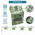 thumbnail image 6 of St. Patrick's Day Table Runner - 108 Inch Long Green Truck Leaf Flowers Butterfly Plaid Cotton and Linen Blended Dress Scarves Farmhouse Table Runner for Kitchen Dining, Coffee Table, 13" x 108", 6 of 8