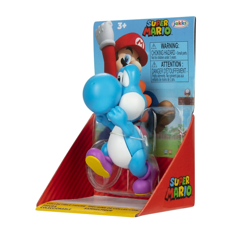 Nintendo 2.5 inch Light Blue Running Yoshi Articulated