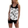 thumbnail image 2 of Awdenio Modest Swimsuits for Women 2025 Flowy Swimwear Two Piece Bathing Suits Swim Tank Top with Boyshorts, 2 of 9