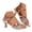 Silver, variant on Heeled Sandals for Women Dressy Glitter Open Toe Rhinestones Ballroom Dance Shoes Ankle Strap Kitten Heels Latin Pumps Gold,8.5