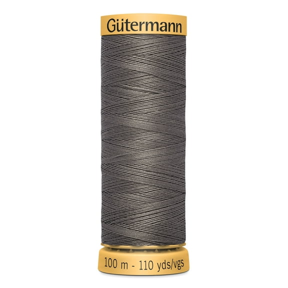 Gutermann 110 Yd Natural Cotton Thread-Dark Khaki