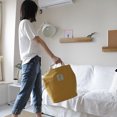 thumbnail image 5 of Bolso de lona para mujer, bolso de compras para el trabajo, el colegio y el ocio, amarillo, 5 of 5