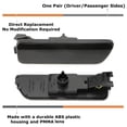 thumbnail image 2 of Euro Smoked Lens Front Bumper Side Marker Lamps Housings For Volkswagen: 1999-2005 MK4 Golf GTI R32 Rabbit Jetta, Replace OEM Amber Sidemarker Lamps, 2 of 9