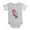 Heather Gray, variant on CafePress - Owl_Tr - Cute Infant Baby Football Bodysuit