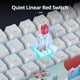 thumbnail image 2 of Ussixchare Teclado Mecánico Cableado 60% con 61 Teclas y Switches Rojos, 2 of 7