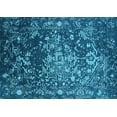 thumbnail image 1 of Ahgly Company Indoor Rectangle Oriental Light Blue Industrial Area Rugs, 2' x 4', 1 of 4
