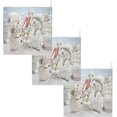 thumbnail image 7 of Dreamtimes Winter Scenery Funny Snowmen Baby Muslin Washcloths Face Towel, 3 PCS Merry Christmas Burp Cloths Cotton Wipes Infant Wash Cloth for Newborn Boys Girls 12x12 inches, 7 of 7