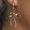 Gold Earrings, variant on Snake Bones Chain Bowknot Sweet Necklace