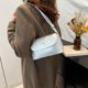 thumbnail image 4 of Cuadrado Satchel Schel Axspit Bag Women PU Colop Cuero Con Correa Ajustable Bowknot Placa Compradores para Viajes, 4 of 7