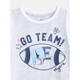 thumbnail image 2 of Winnie the Pooh Eeyore Girls Graphic Game Day Tee with Short Sleeves, Sizes 4-16, 2 of 3