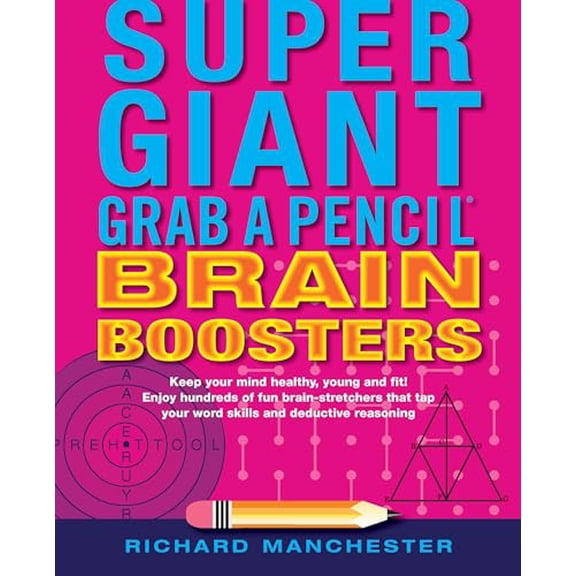 Pre-Owned Super Giant Grab A Pencil Book of Brain Boosters, 9780884867470, 0884867471, Paperback,