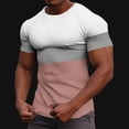 thumbnail image 6 of Tauxra Short Sleeve Casual T-Shirt for Men, Loose Fit and Breathable Summer Top with Print, Elastic Comfortable for Daily Wear and Outdoor Activities, 6 of 7