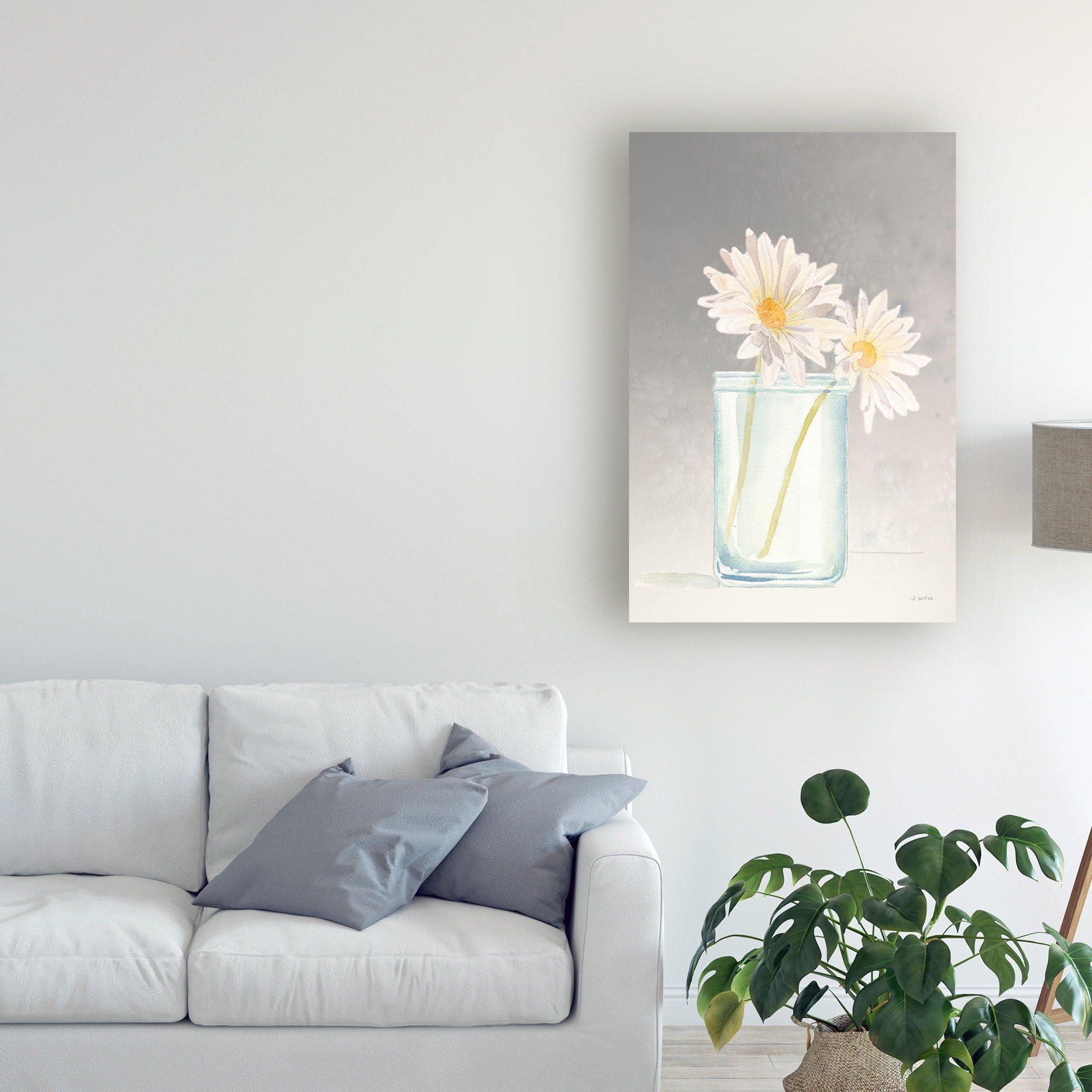 Trademark Fine Art 'Tranquil Blossoms IV' Canvas Art by James Wiens
