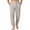 Beige, variant on Men's Drawstring Pocket Cuffed Casual Pants Home Sleep Pants Black M