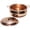 22cm, variant on Extra Thick Copper Hot Pot, Large Handmade Copper Pot for Cooking Nonstick Pot Oven Safe Cooking Pot with Lid, Vintage Copper Soup Pot Stew Pan for Home Kitchen Restaurant