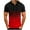 Red, variant on XuJwPNcy Mens Big and Talls Golf Shirt Summer Gradient Color Short Sleeve Tops Casual Zipper up Collared T Shirt