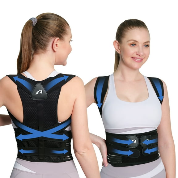 AOFIT Back Brace Posture Corrector for Women and Men,Adjustable and Breathable Posture Back Brace