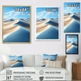 thumbnail image 4 of Designart "Minimalist Sand Dune Vista" Coastal Floater Framed Canvas Art Print, 4 of 5