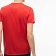 thumbnail image 3 of Lacoste Mens Crew Neck Pima Cotton Jersey T-shirt Red TH6709 240, 3 of 4