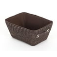 thumbnail image 1 of Brown Straw Storage Basket, 1 of 1