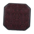thumbnail image 3 of Funda de asiento de masaje de verano con almohadilla refrescante de 42 cm x 42 cm, transpirable, con cuentas de madera. Rojo, 3 of 8