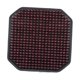 thumbnail image 3 of Funda de asiento de verano con masaje y cojín refrescante, asiento robusto de cuentas de madera cuadradas. Rojo, 3 of 8