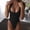 Black womens swimsuits, variant on SEMPAI 2024 New Women Swimsuits Wrap Swimwear Fashionable Swimsuit One-Piece Swimsuits Bikini Swim Suits,Plus Size Bathing Suit Swimsuits