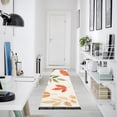 thumbnail image 4 of Yayeee Runner Rug for Bedroom 2'x6' Machine Washable Hallway Non Slip Mat, Beige Autumn Leaves, 4 of 8