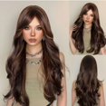 thumbnail image 1 of HENRY MARGU, pelucas largas onduladas naturales de rubio platino con flequillo, pelucas sintéticas Lolita para fiesta de Cosplay para mujeres, fibra resistente al calor Tan Jianjun unisex, 1 of 2