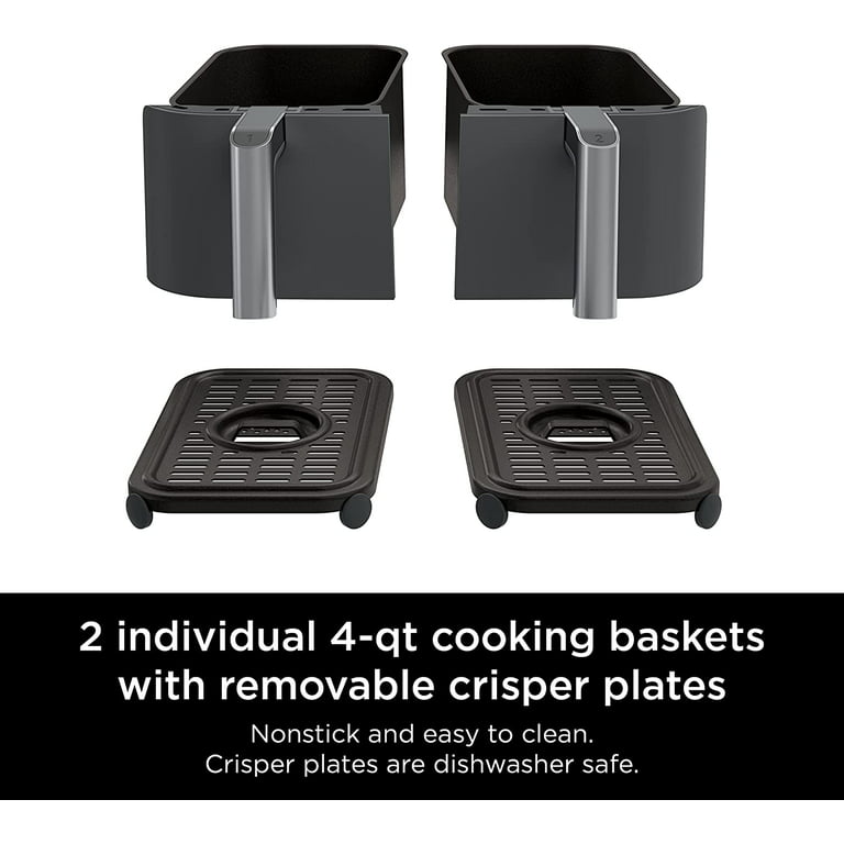 Ninja® Foodi® 4-in-1, 8-qt.,2-Basket Air Fryer with DualZone™ Technology -  Deep Fryers & Air Fryers, Facebook Marketplace