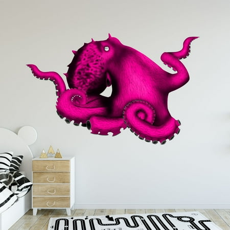 Vwaq Octopus Vinyl Wall Decal Mural Decor S