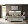 thumbnail image 3 of Aria Modern Style King 5Pc Bedroom Set Made with Wood in Beige Color, 3 of 13